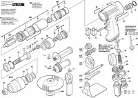 Bosch 0 607 361 100 400 WATT-SERIE Pneumatic Vertical Grinde Spare Parts